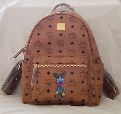 mcm ボディバッグ　cognac smallサイズ✨ MCM Mini Classic Rabbit Backpack Visetos Cognac NWT | eBay