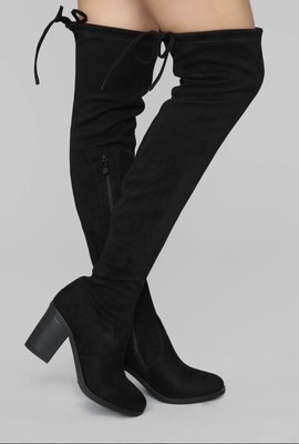 fashion nova black boots