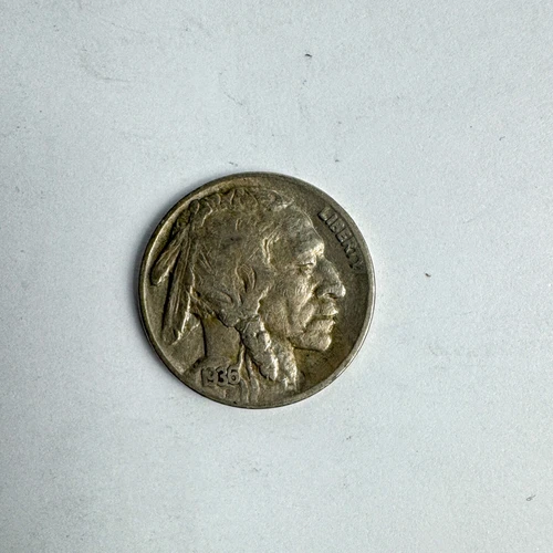 1936 S Buffalo Nickel - Minted in San Francisco,  Fine Condition, As Pictured