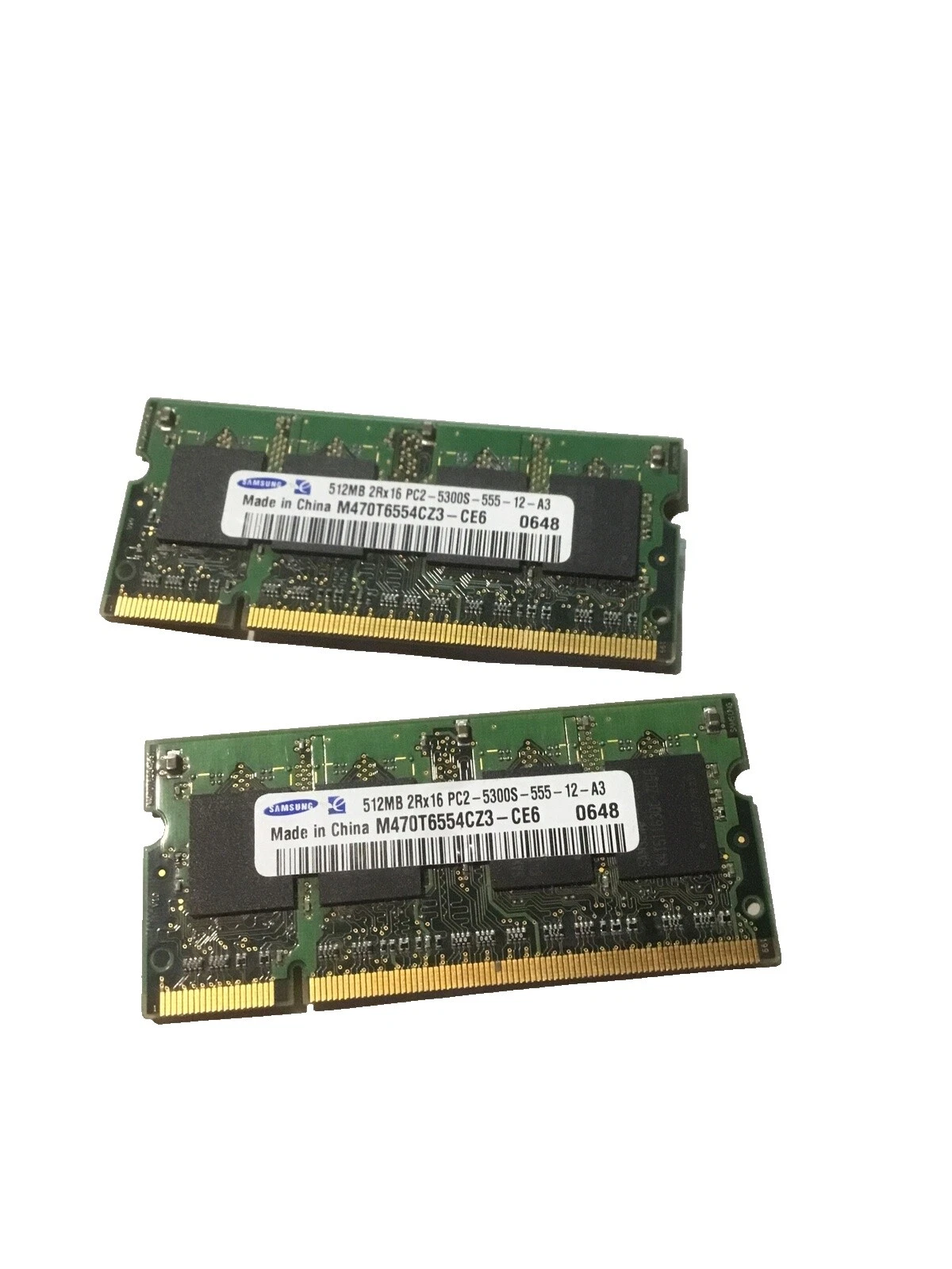 Samsung 1 GB Total Capacity Computer 512 MB Capacity per Module Memory (RAM)