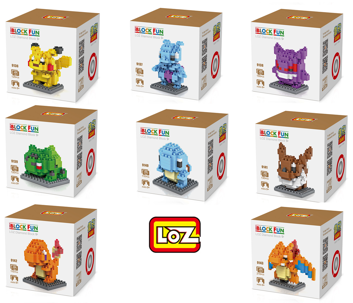 LOZ Diamond Blocks Mini Blocks iBlock Fun By Loz Choose Your