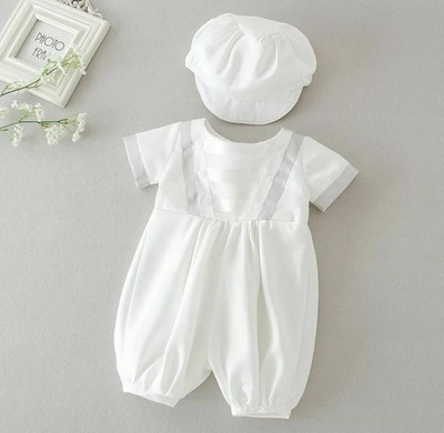 baby boy ivory christening outfit