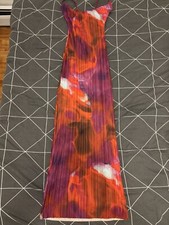 Maxi Floral Dress PrettyLittleThing Size XS