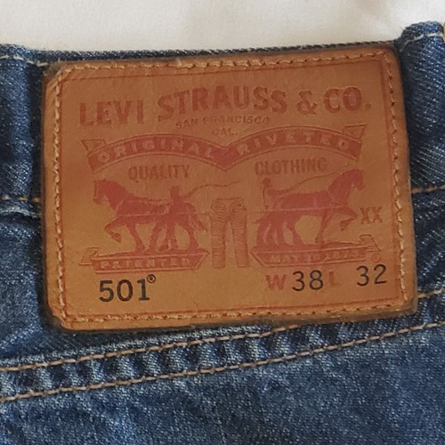 levis 501 leather patch