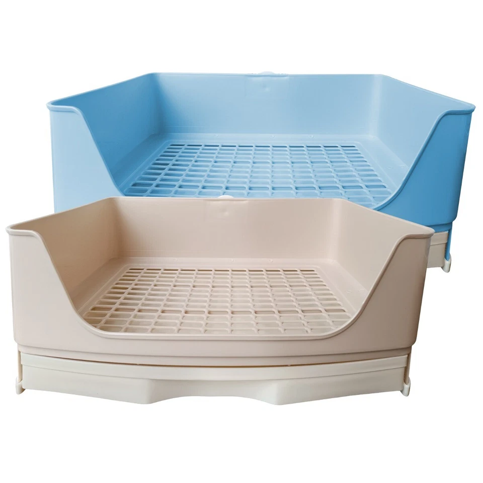 Kaninchen Toilette - Käfigtoilette mit Schublade & Bodenrost - 40 cm - Bild 2 von 4