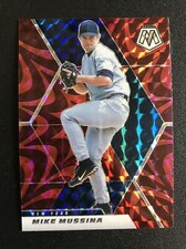2021 Panini Mosaic #41 Mike Mussina Reactive Red