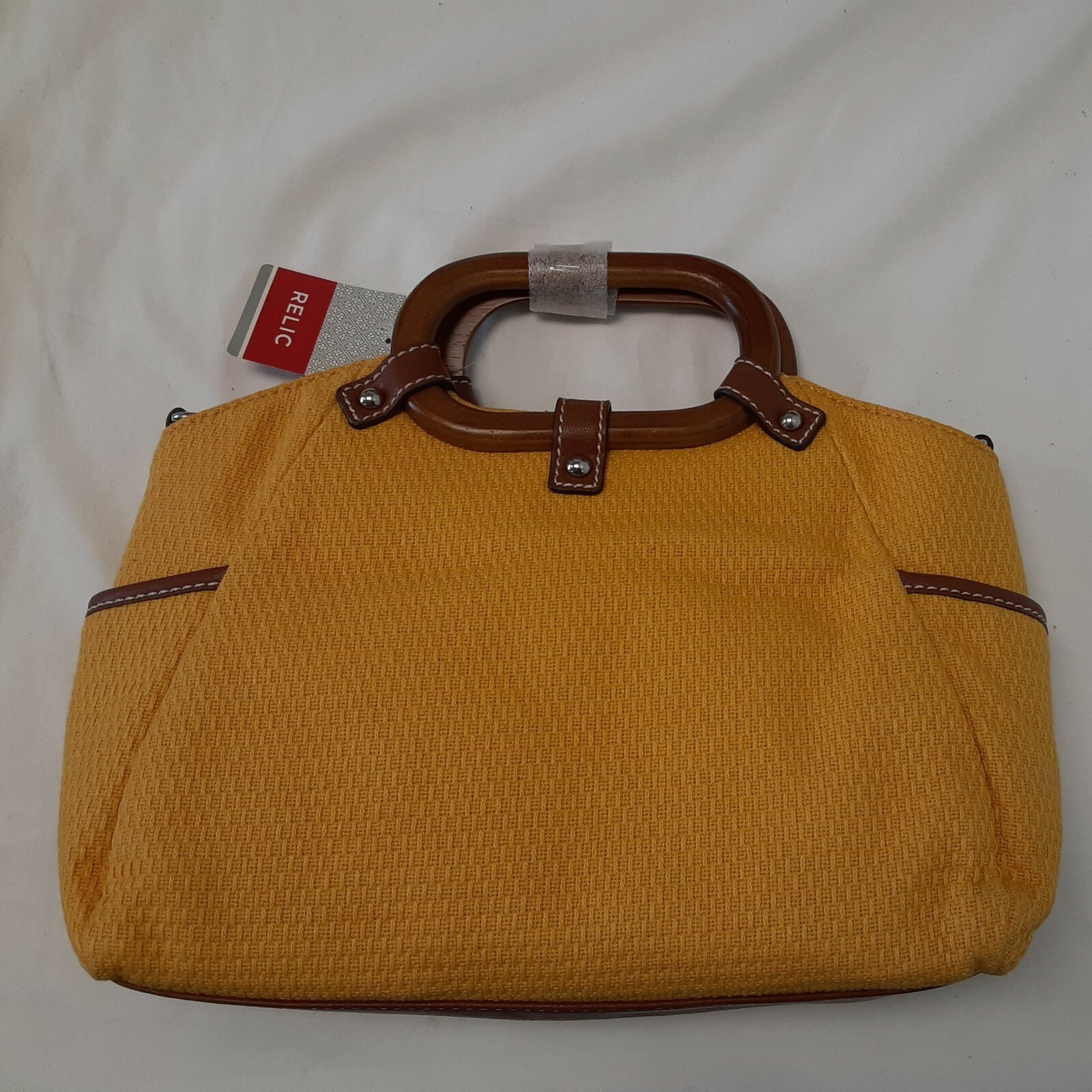 Relic Handbag Palomar Satchel Shoulder Bag Light Tan Yellow eBay