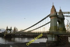 Photo 6x4 Hammersmith Bridge from Beckett's Wharf Hammersmith/TQ2279 Thi c2012