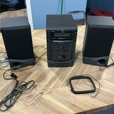 JVC UX-C7 Micro Component System 6+1 CD Changer Cassette AM/FM Radio Remote