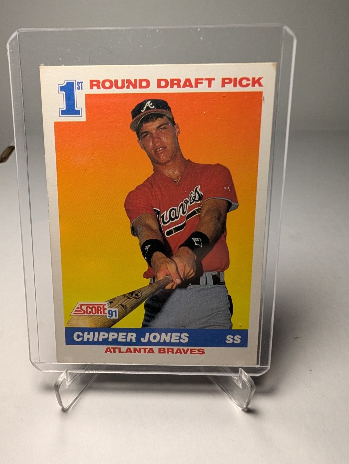 1991 Score - Chipper Jones #671 (RC)