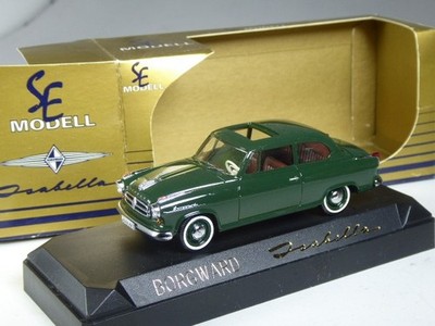 (KI-01-45) SE Modell Borgward Isabella tannengrün in 1:43 in OVP