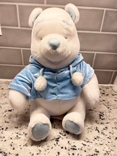 Disney Winnie The Pooh Bear Vintage White Winter Stuffed Snowflake 14 2003