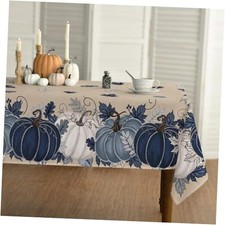 Fall Tablecloth 60 84 Inch Rectangular, Autumn 60" x 84" Rectangular Beige