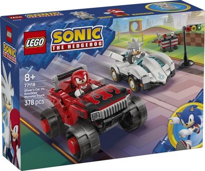 LEGO  Sonic 77118 Silvers Auto vs. Knuckles' Monstertruck