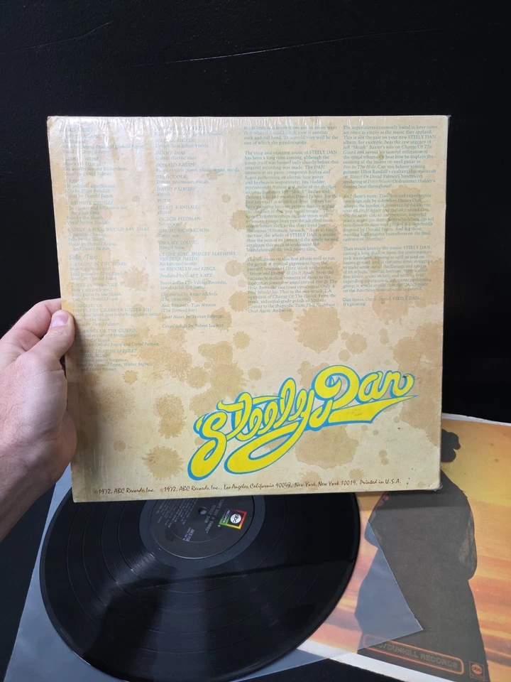 Steely Dan Can't Buy A Thrill Lp Vinyl 1972 1st ABC Press Shrink/Insert EX/EX Foto 3 de 4