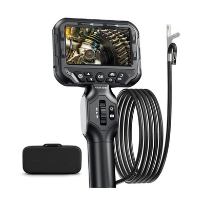 Dual Lens Articulating Borescope NIDAGE Two-Way Endoscope Camer... USA FAST SHIP