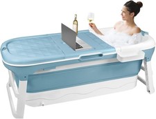 Faltbare Badewanne Erwachsene XXL, Foldable Bathtub 148 x 62 x 53 cm, Tragbar...