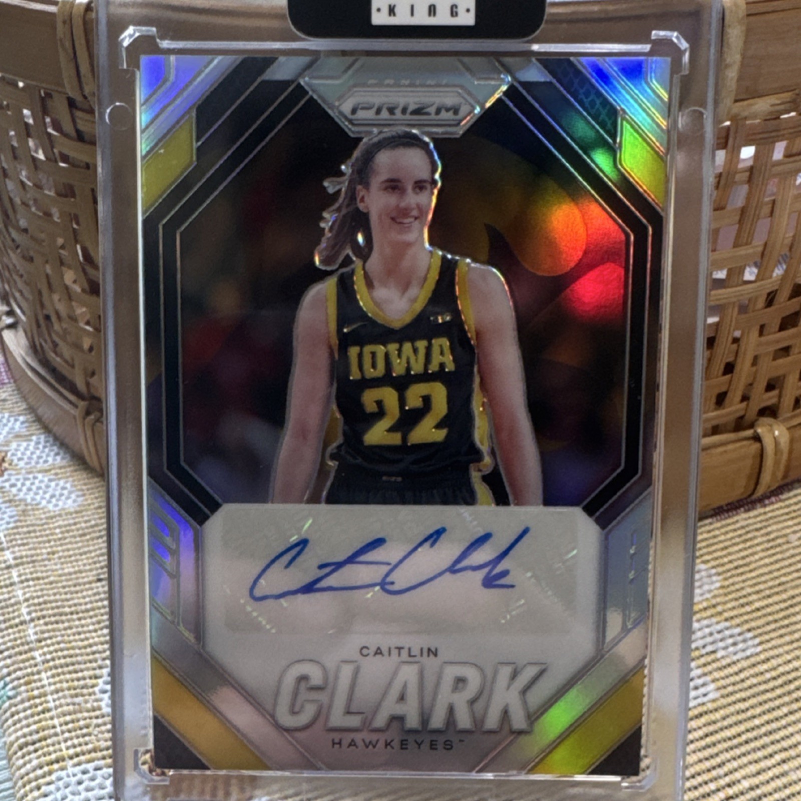 Panini 2024 Caitlin Clark Collection Caitlin Clark #CC Prizm Auto Iowa