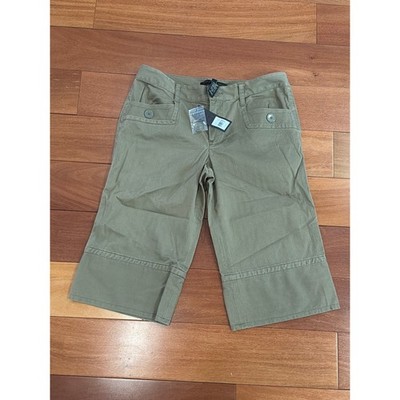NWT Marc by Marc Jacobs Cropped Pants Womens Sage Green Utility Herringbone Sz 8