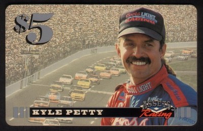 Assets Racing 1995: 5 $ Kyle Petty (Coors Light Bier) SPECIMEN Telefonkarte