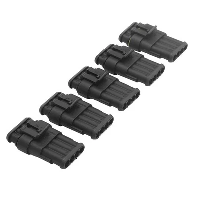 Connecteur De Fil électrique à 4 Broches 5 Pièces Prise étanche Et Scellée Pour
