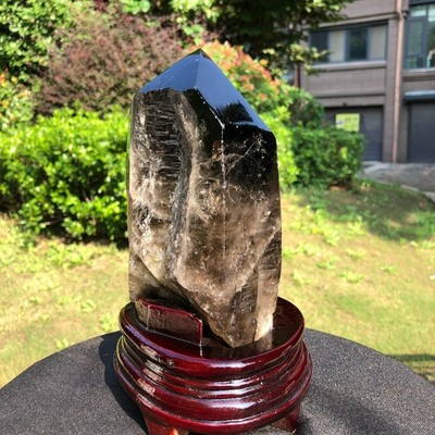 4.95LB Natural Black Crystal Specimen Quartz Crystal Specimen Healing 2336