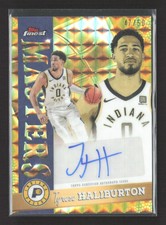 2026 Topps Finest Masters Tyrese Haliburton #MA-TH Gold Refractor 47/50