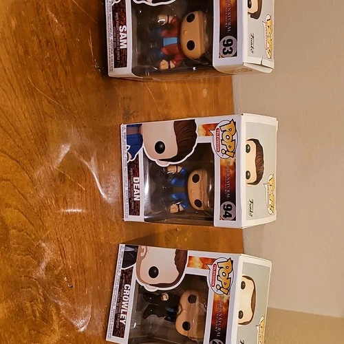 Funko Pop! Vinyl Sam Dean Crowley Supernatural Television Figures #93 #94 Set
