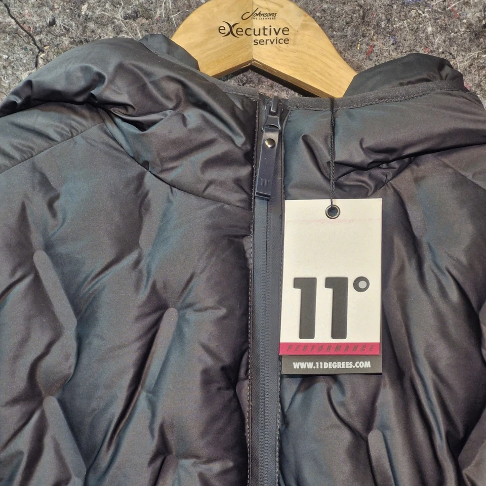 Chaqueta acolchada 11 Degrees Nitro para hombre talla mediana negra nueva con etiquetas Foto 2 de 4