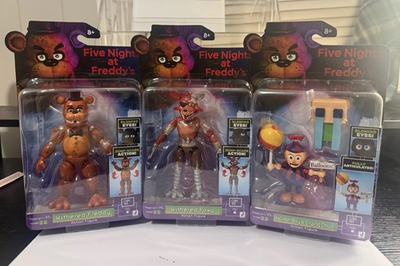 #ad #ad Five Nights at Freddy’s FNAF Figure Lot of 3 Balloon Boy Withered Freddy amp; Foxy $79.99