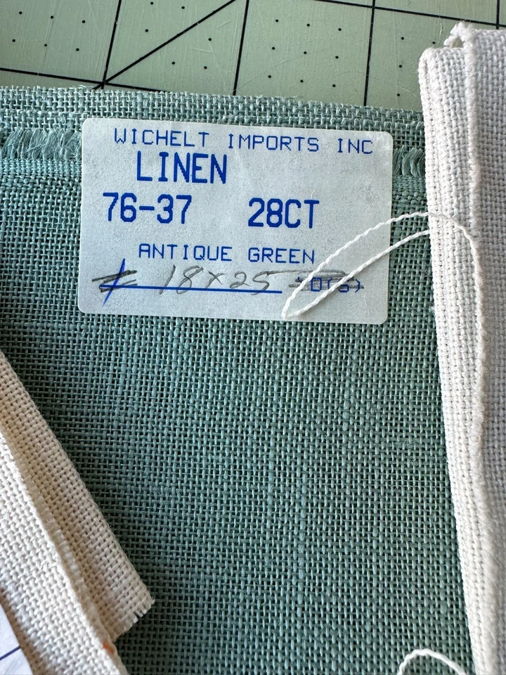 Assorted linen fabric 28 count cross stitch counted thread New - Image 3 of 4