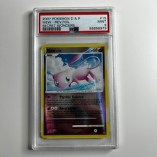 Mew Reverse Holo 15/132 Secret Wonders Pokemon PSA 9 on eBay