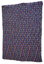 Crochet Raspberry Chair Throw/Lapghan/Baby Blanket 26x35"