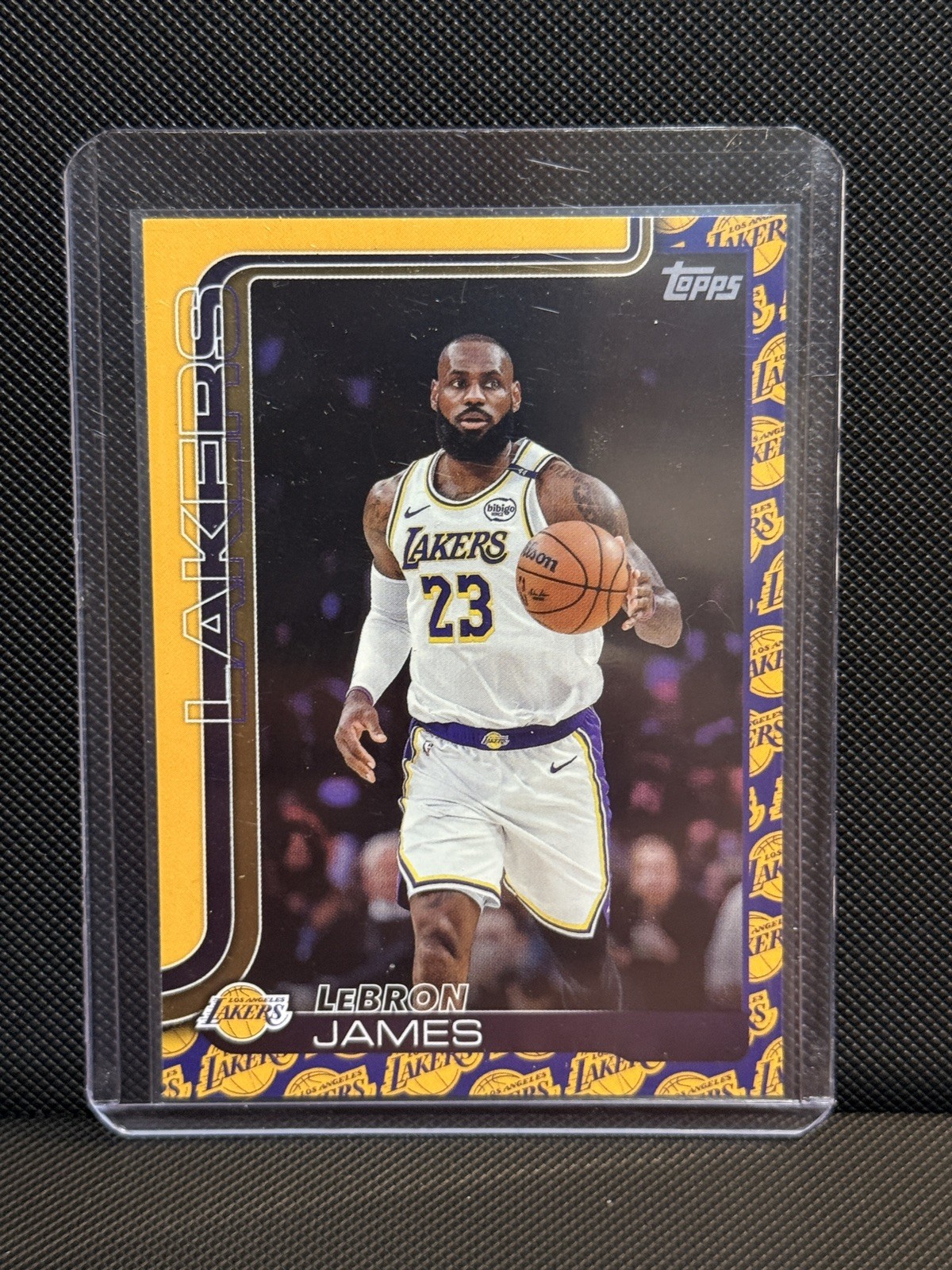 2025-26 Topps LeBron James Team Color Border Variation #150 Lakers Rare SSP