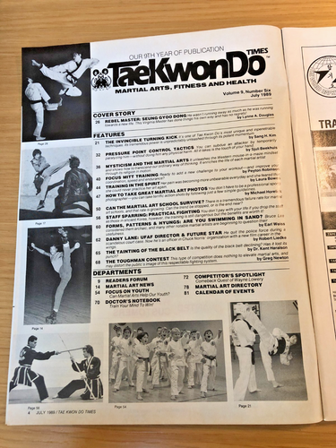 TAEKWONDO TIMES 1987-1990 * you choose magazine * 1988 Seoul Olympics - Picture 11 of 16