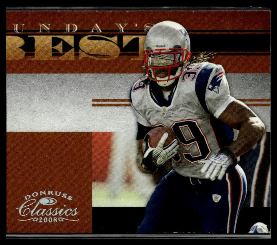 2008 Donruss #SB-22 Laurence Maroney Sunday's Best Silver Holofoil #/250