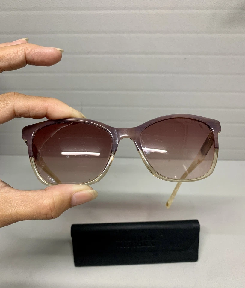 TED BAKER Beige Tortoise Frame Women’s Smoky Sunglasses Two-Tone - Image 2 of 4