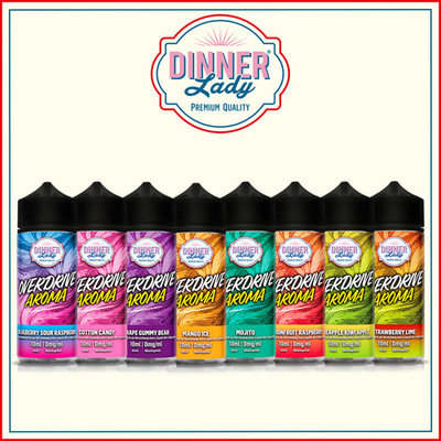 Dinner Lady Overdrive Longfill Aroma 10 ml - für 120 ml Liquid - 8 Sorten