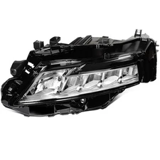 For 2021 2022 2023 Nissan For Rogue Chrome LED Headlight Assembly Driver Side