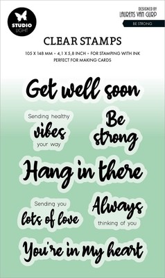 Studio Light Clear Stamps By Laurens-Nr. 569, Be Strong STAMP569