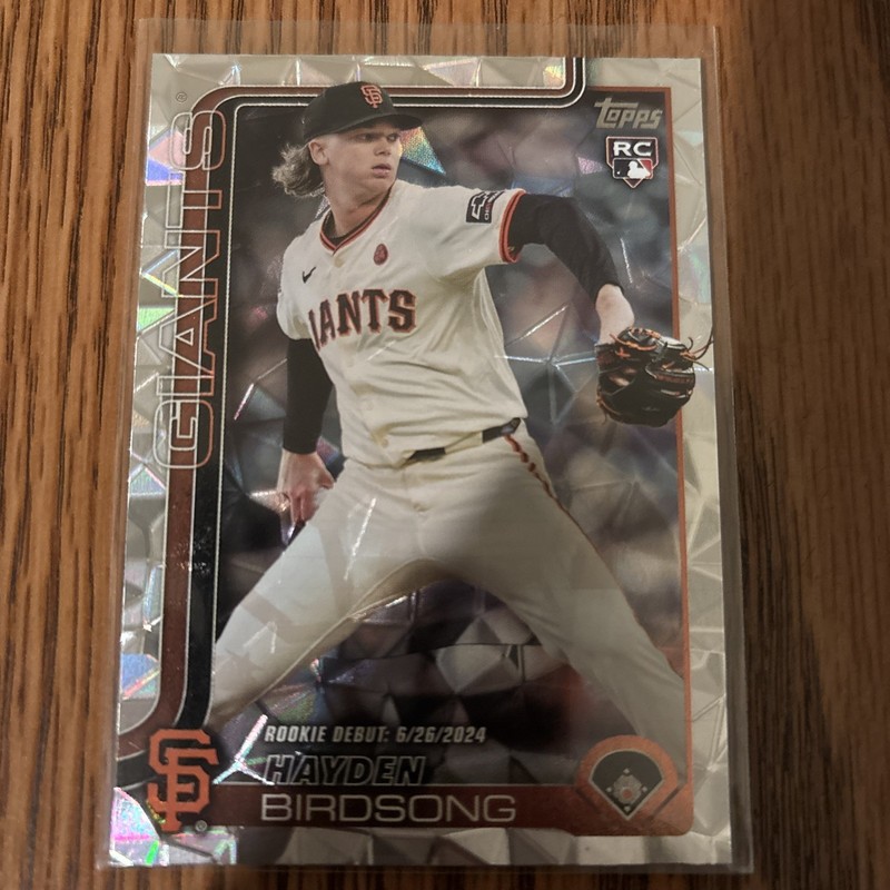 2025 Topps Update Series - Rookie Debut Hayden Birdsong #US34 Diamante Foil (RC)