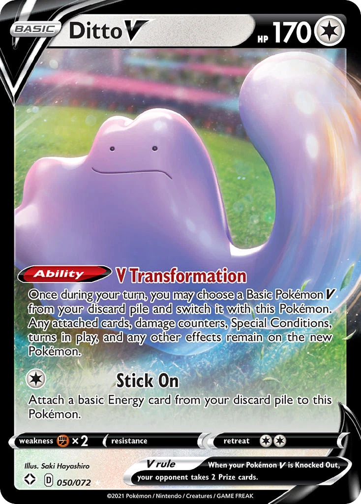 ditto pokemon go card value - 107/159 - Crown Zenith Fire Tackle (20) Colorless Ditto 2023 Pokemon Crown Zenith