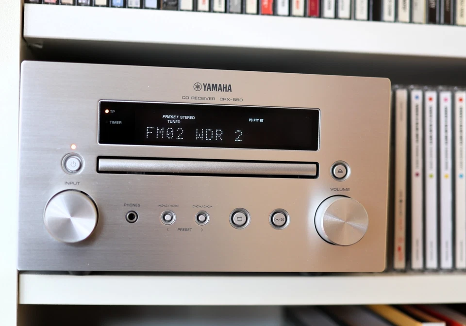 Yamaha CRX-550 CD-Receiver (aus "Piano-Craft-Serie"), nur CD-Receiver / FM-Radio