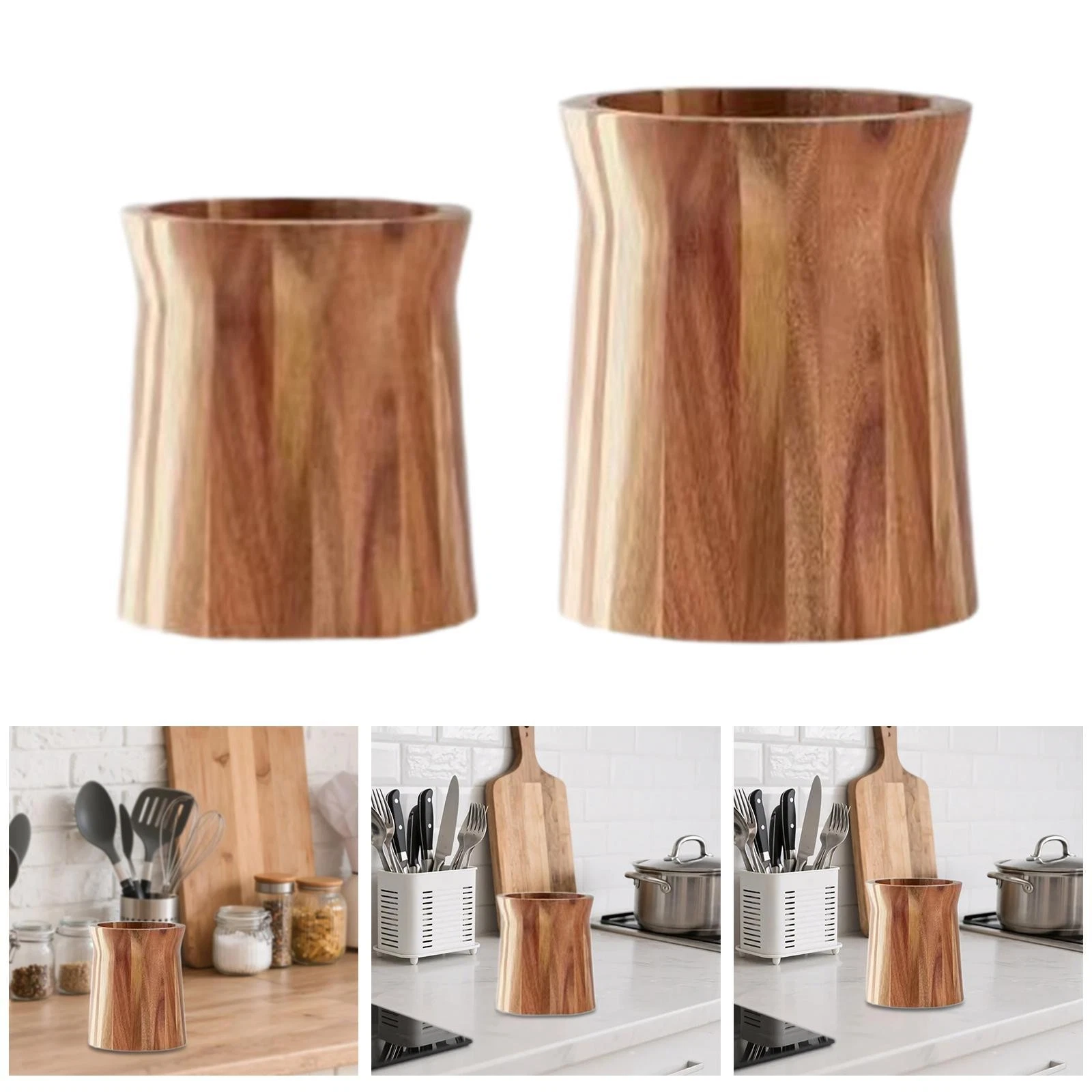 Rotating Kitchen Utensil Holder Cutlery Silverware Rack Farmhouse Kitchen Decor
Opens in a new windo