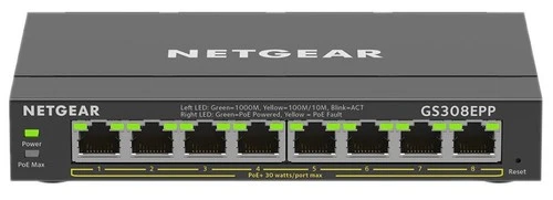 NETGEAR - 8 Poorts PoE+ Managed Switch