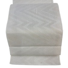 JAPANESE KIMONO BELT NAGOYA OBI SUMMER CREAM PURE SILK AA8755