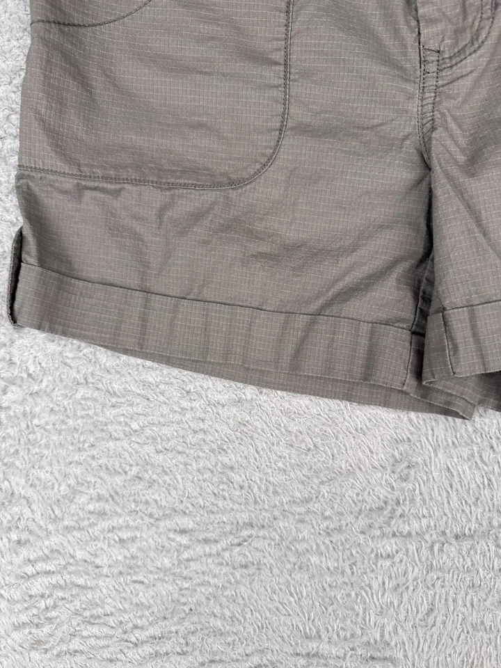 The North Face Shorts Women 6 Gray Rip-Stop Cotton Blend Cargo Hiking Camp 31x5 - Image 3 of 4