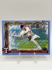 2025 Topps Holiday Josh Smith Blue Silver Glitter #H153