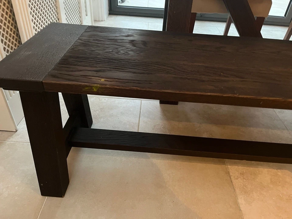 Neptune Arundel 4-Seater Oak Bench - Image 3 of 4