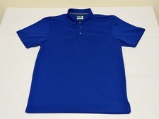 Men's Ben Hogan Performance Blue Golf Polo Short Sleeve Shirt, Size XL